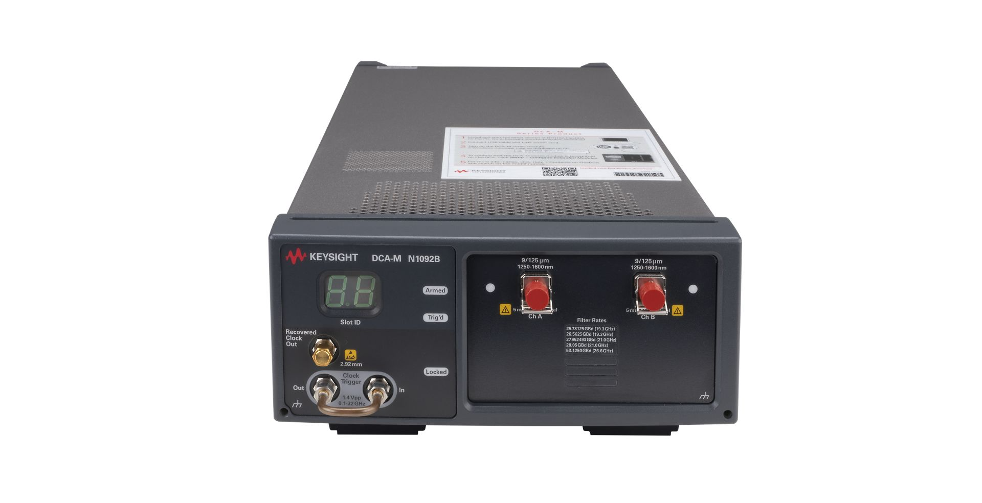 KEYSIGHT N1092B 2 光通道采樣示波器（光通道 - 3dB 帶寬典型值 28GHz）