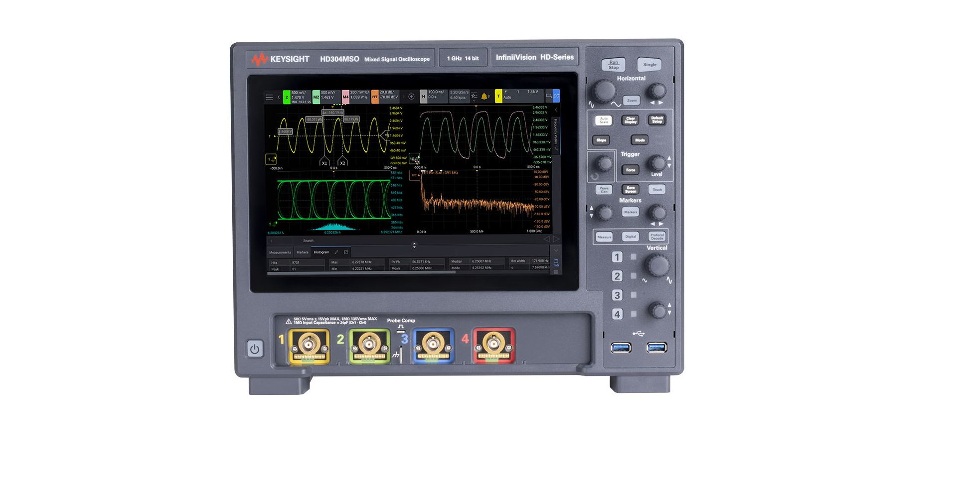 Keysight HD304MSO 高分辨率混合信號示波器