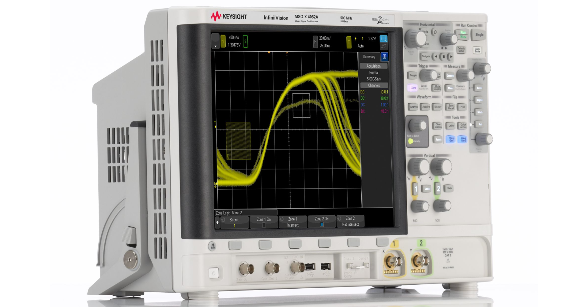 是德MSOX4052A數(shù)字示波器 500MHz帶寬 復雜信號分析專用